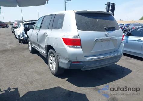 2011 Toyota Highlander from USA, damaged, VIN 5TDZA3EH9BS010126